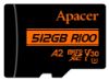  Зображення Карта пам'яті Apacer 512GB microSD class 10 UHS-I U3 (AP512GMCSX10U8-R) 